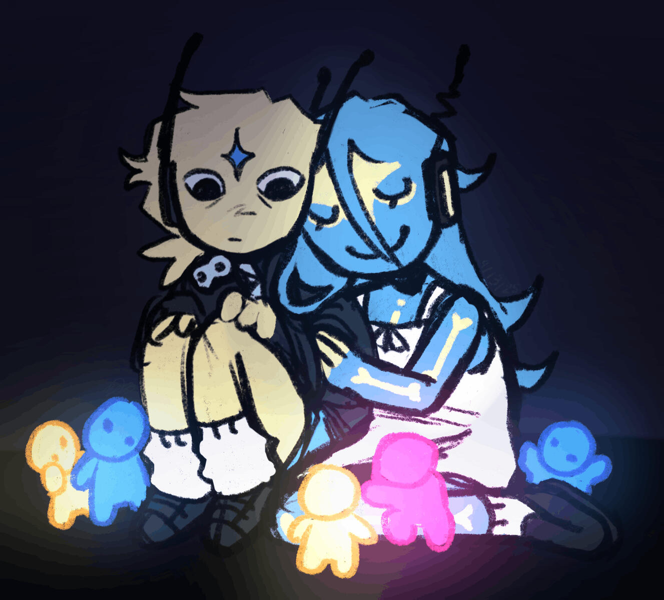 Edith and Annette Concept Art