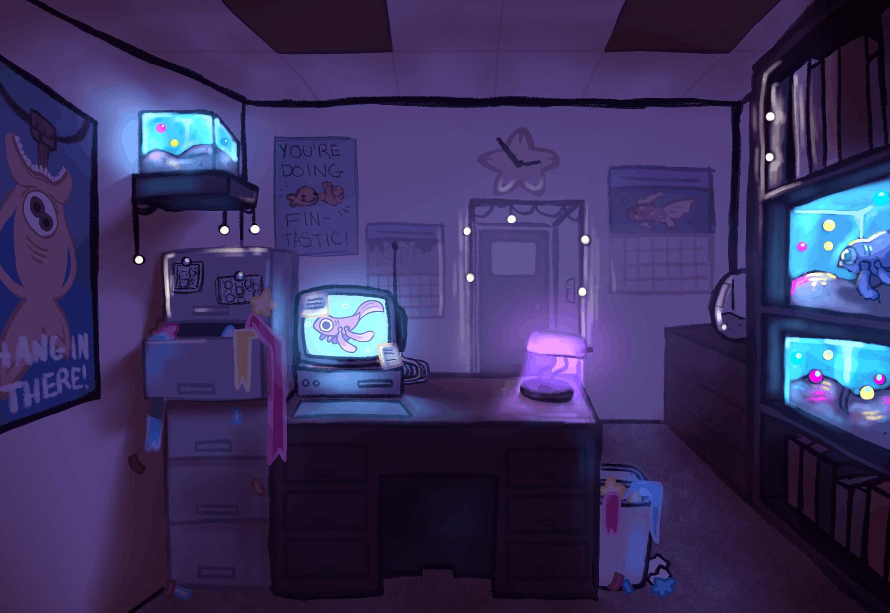 "Pearl's Office" Environment Design